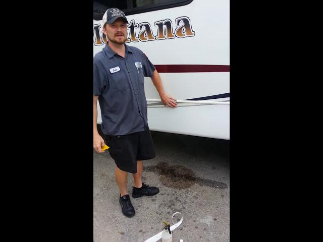 How to properly install  vinyl decals on your RV.