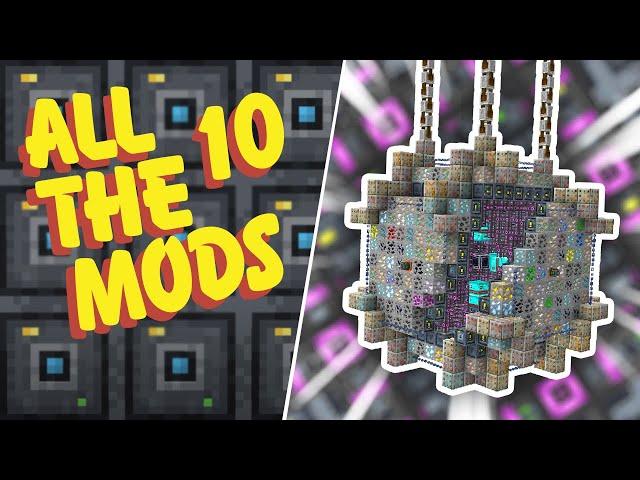 All The Mods 10 EP42 CRAZY Quarry Cube with Actually Additions Mining Laser Setup