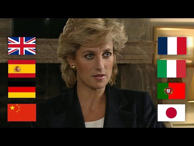 Princess Diana amazing words about Camilla in different languages