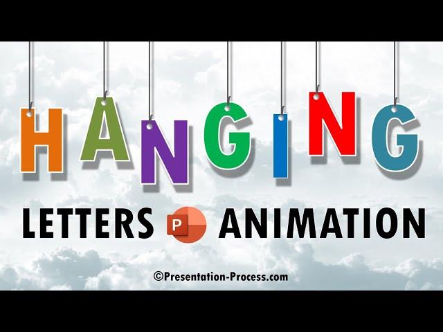 Hanging Letters Animation in PowerPoint