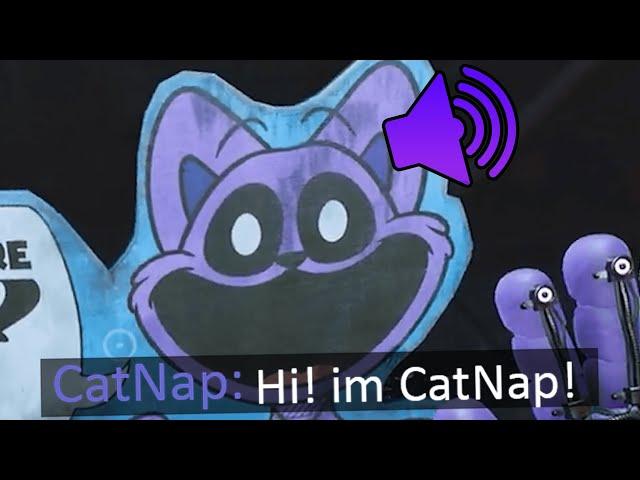 What If CatNap Had Voicelines For Cardboard Cutout (Voice Lines by @AndyMartin83568 )