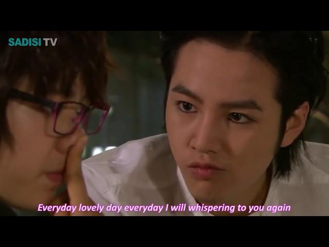 Park Shin Hye sings Lovely Day with Jang Geun Suk - You're Beautiful 미남이시네요 Drama OST ENG SUB