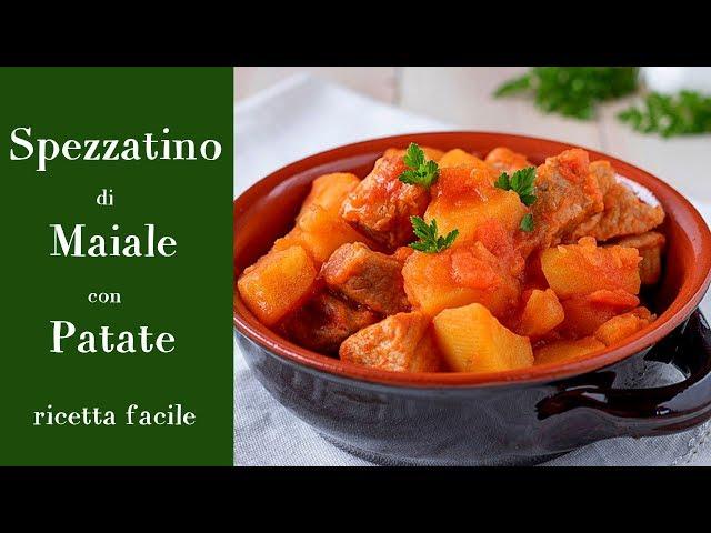 PORK STEW WITH POTATOES Easy Recipe - HOME MADE BY BENEDETTA