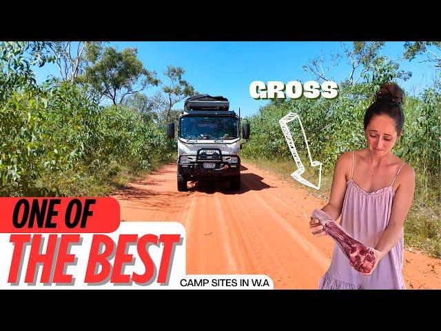 ONE OF THE BEST CAMPS IN AUSTRALIA-A WEIRD CAMPOVEN COOKUP-  OFFGRID CAMPING  DAMPIER PENINSULA /198
