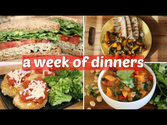 WHAT I EAT IN A WEEK // 7 EASY VEGAN DINNER IDEAS