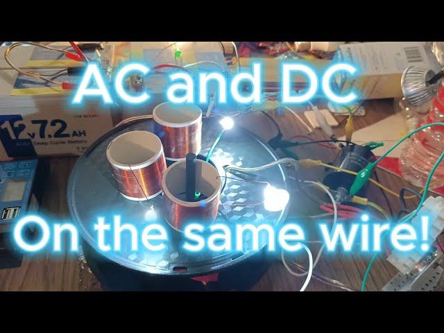 AC and DC on the same cables!