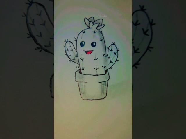 C@ctus & ○ctopus cute drawing #drawing #art #painting #youtubeshorts #viralvideo #shorts