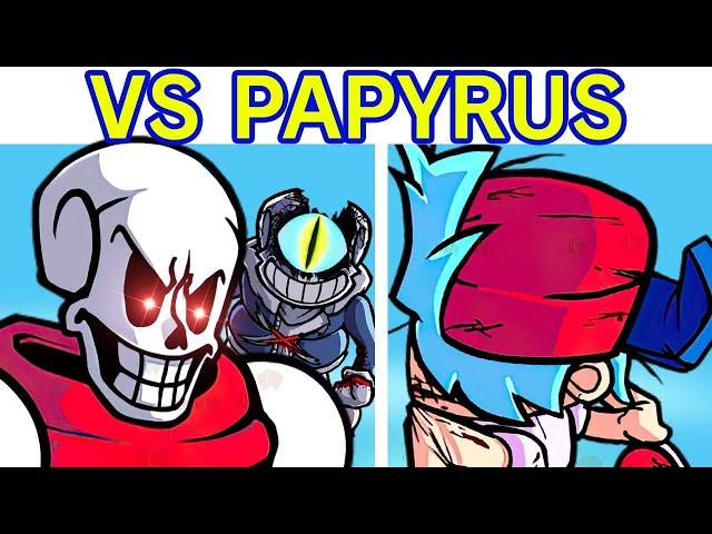 Friday Night Funkin' VS Papyrus FULL WEEK + Cutscenes & Sans (FNF Mod) (Undertale/Triple Trouble)