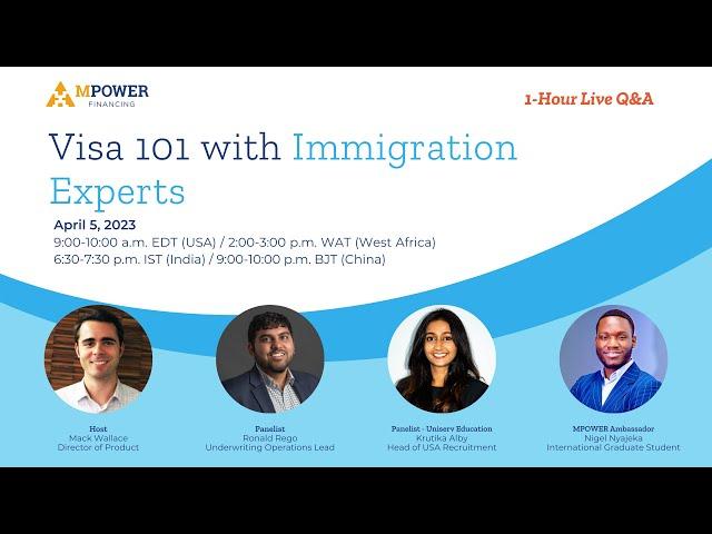 Live Q&A: Visa 101 with Immigration Experts