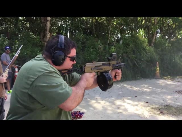 CW Gunwerks Full Auto Ak47 Micro Draco with a 75 Round Drum