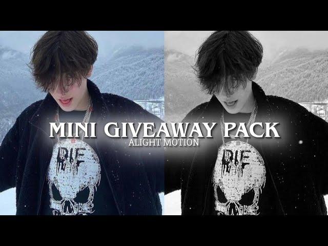 Giveaway Pack (Cc,Text Effects,Shakes) Alight Motion