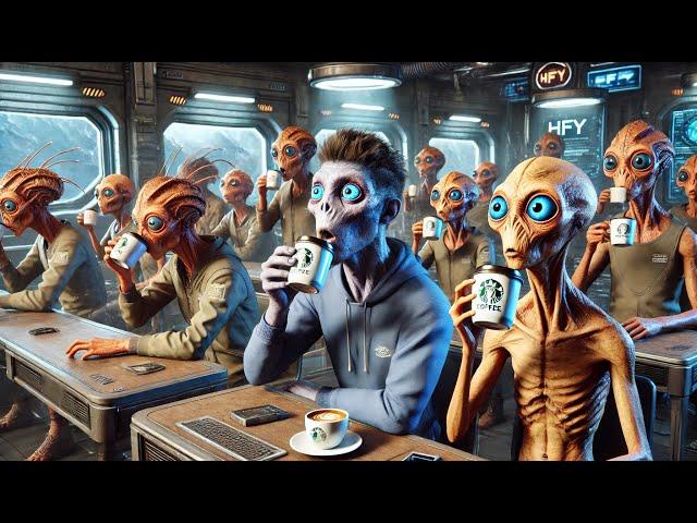 Alien Classroom Discovers Deathworlders Run On Liquid Rocket Fuel (Coffee) | HFY | SCI FI Short