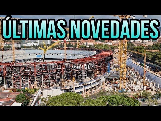 OBRAS CAMP NOU(12 de Septiembre)️ A toda maquina