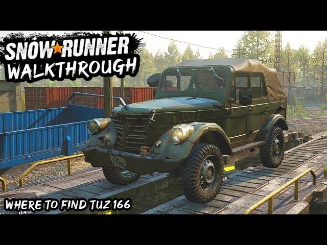 SnowRunner | Where to find Tuz 166 | Lost in the Rocks Task Walkthrough