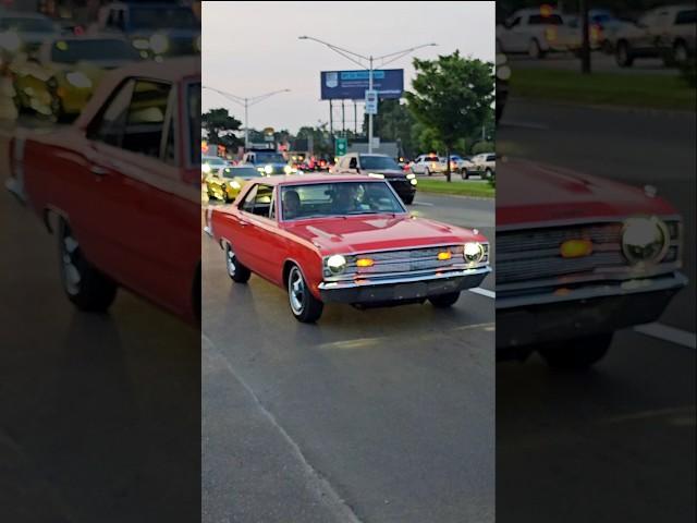 1969 Dodge Dart Swinger Classic Car Drive By Engine Sound Woodward Dream Cruise 2024