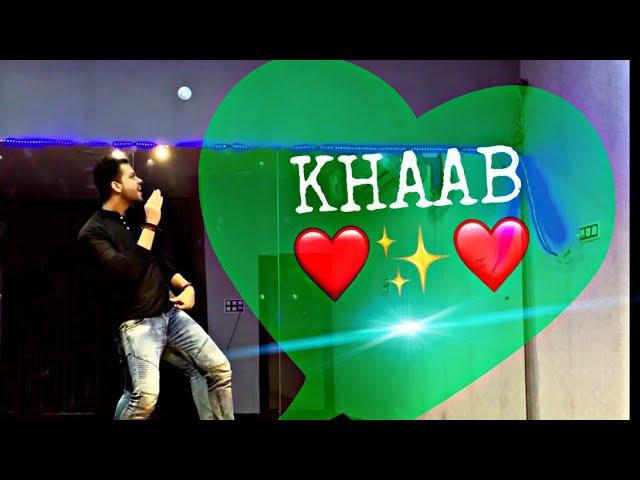 KHAAB ️| Nitin's world | punjabi | lyrical | dance cover | akhil | romantic song|parmish verma 