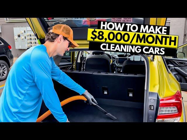 How To Start $8,000/Month Car Cleaning Business