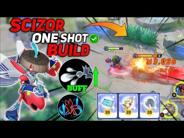 Try this New One Shot Damage Build For Bullet Punch! Scizor Best Build Ever | Pokemon unite