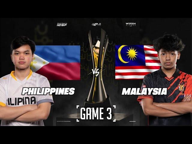 PHILIPPINES vs MALAYSIA GAME 3 MLBB | WEC24 RIYADH IESF