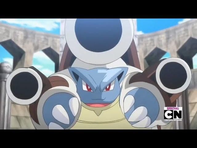 mega charizard vs mega blastoise | pokemon xy special episodes | alain vs ash | pokemon in hindi