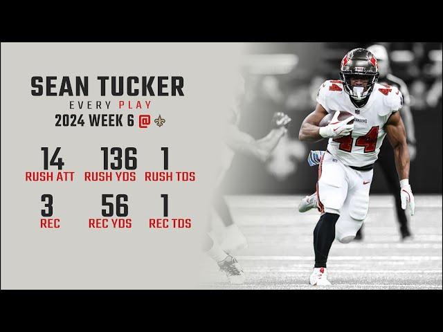 Sean Tucker Week 6 Replay: Every Run, Target, and Catch @ New Orleans Saints