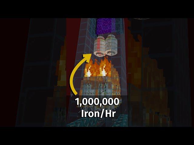 1,000,000 Iron Ingots per Hour?