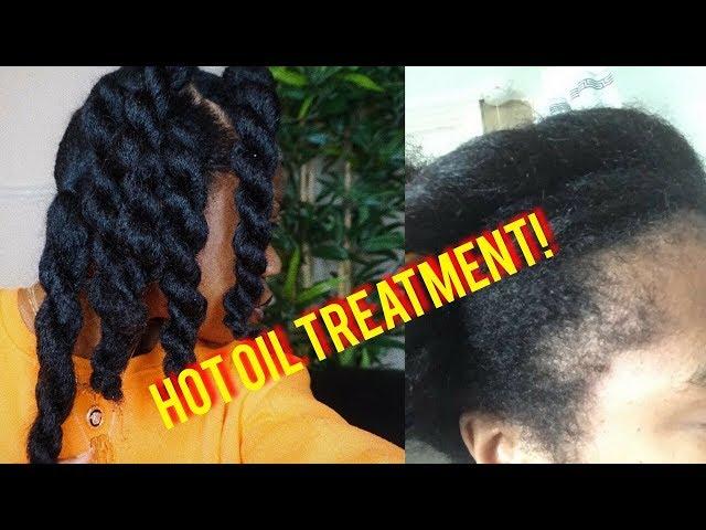 NATURAL HAIR | DIY HOT OIL TREATMENT/HAIR GROWTH OIL  FOR DRY NATURAL HAIR