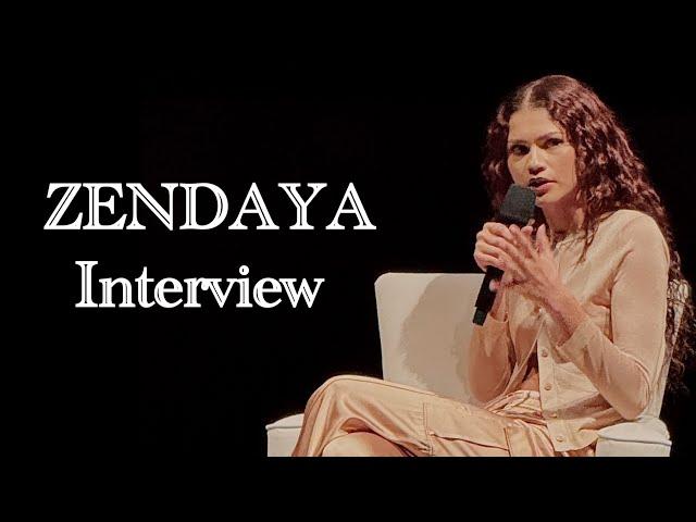 ZENDAYA interview at Dune: Part Two & Challangers SAG AFTRA Premiere Conversations #zendaya #dune
