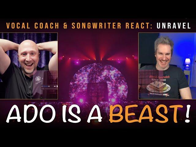 Vocal Coach & Songwriter React to Unravel (LIVE) - Ado | Song Reaction and Analysis