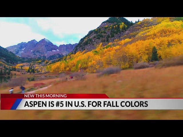 Aspen 5th best place to see fall colors