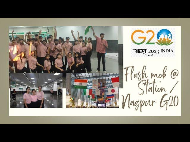 Didi's Flash mob Dance @ Station / G20 @ Nagpur/ Miss Mrunmayee