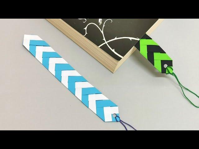 How to make a Simple paper bookmarks,easy paper crafts,