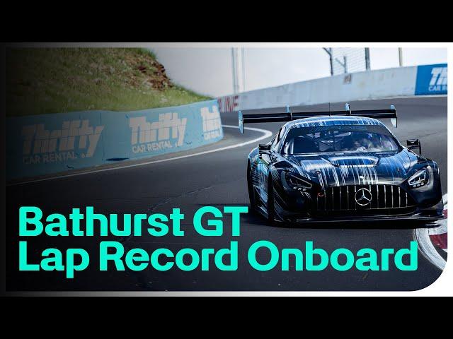 ONBOARD | MEGA Mercedes AMG GT3 Lap Record at Bathurst 