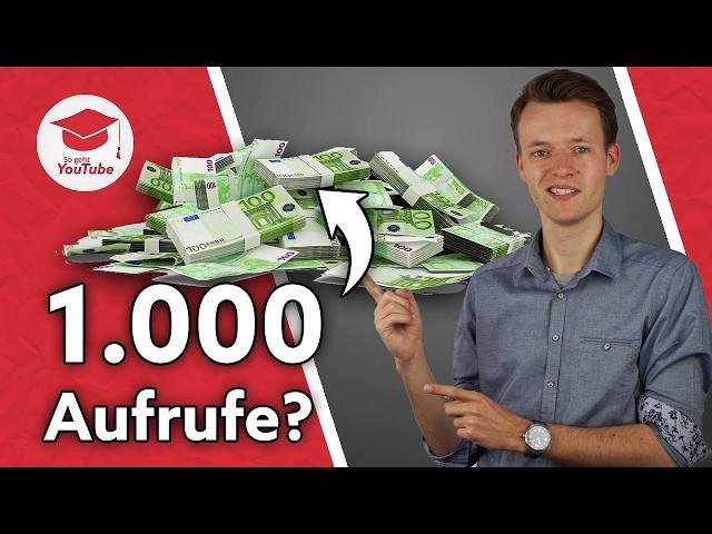 So viel Geld zahlt YouTube für 1.000 Aufrufe