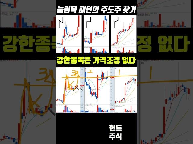 패턴으로 주도주 찾기