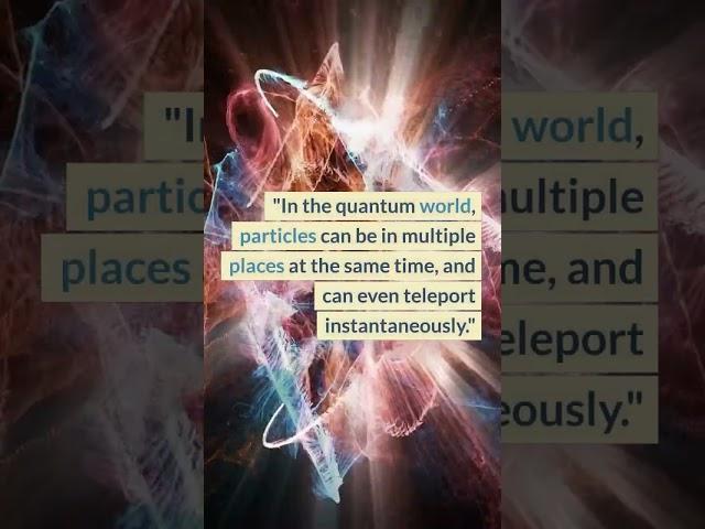 Mystery of quantum particles #shorts