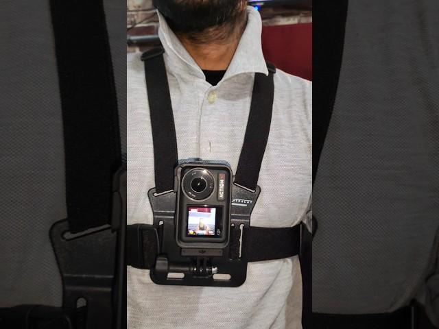 Chest Mount Unboxing and Setup With Action Camera & Mobile... #vlog #setup #camera