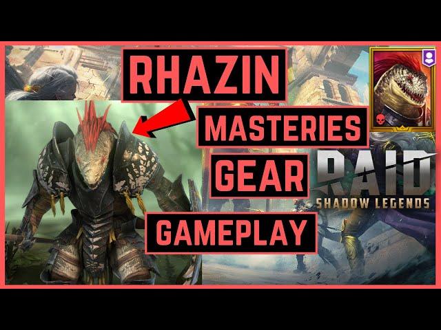 Rhazin | Masteries | Gear | Gameplay | RAID SHADOW LEGENDS