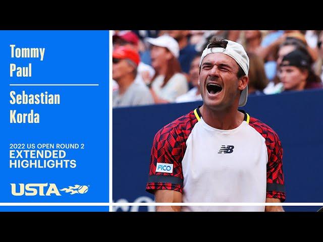 Tommy Paul vs. Sebastian Korda Extended Highlights | 2022 US Open Round 2