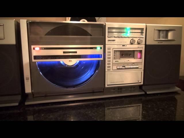 Sharp VZ-3000 Both Sides Vertical Record Player Ghetto Blaster