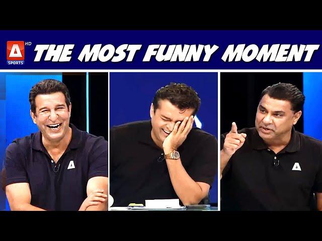 The Most Funny Moment! | Wasim Akram Shows off his Hilarious Talent | A Sports