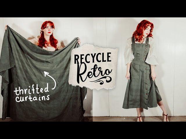 Making Dresses Out of Household Materials! || Recycle Retro