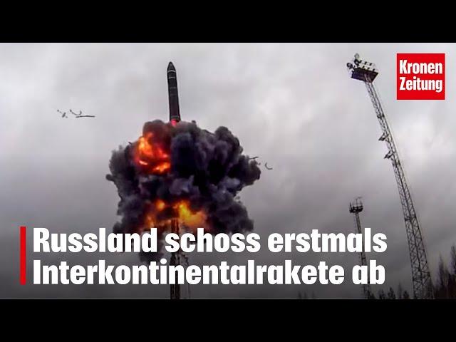 Russland schoss erstmals Interkontinentalrakete ab  | krone.tv NEWS