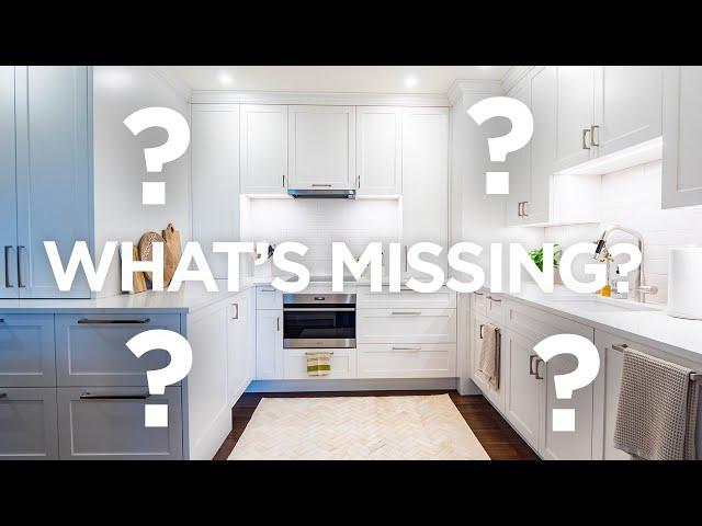 This kitchen is MISSING something... or is it