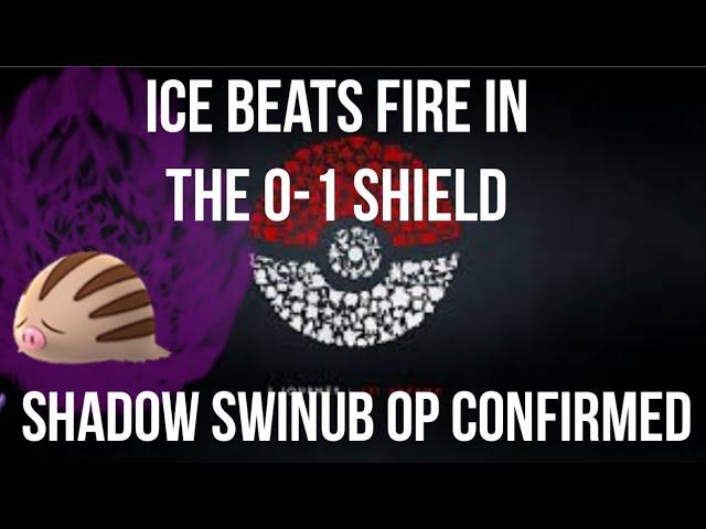 Ice beats fire in the 0-1 shield shadow Swinub OP Confirmed in the little jungle cup