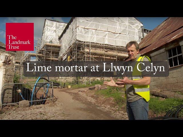 Using lime mortar for repair at a medieval hall house | The Landmark Trust