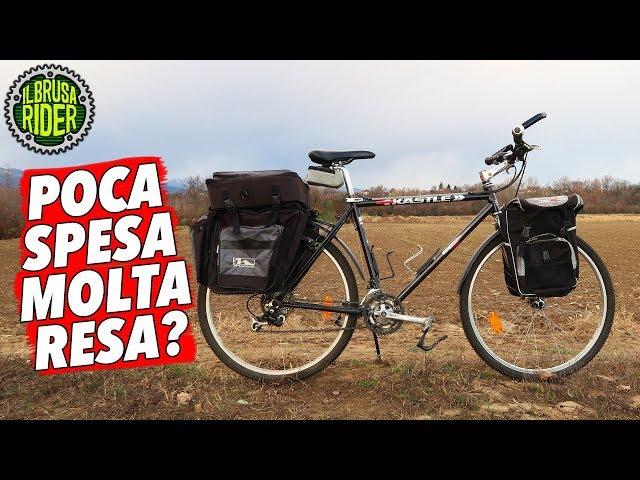 Come assemblare una bici da cicloturismo con pochi soldi e male