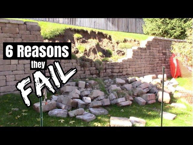 How to Build a Retaining Wall and 6 Reasons they Fail