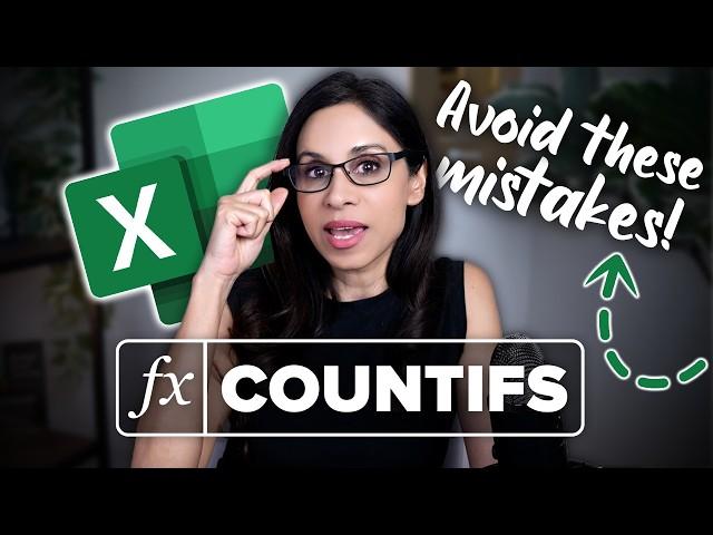 Solving Excel COUNT Problems with COUNTIFS Function (practice file included)