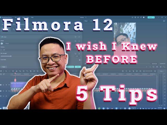 5 Filmora 12 Video Editing Tips in less than 5 Minutes